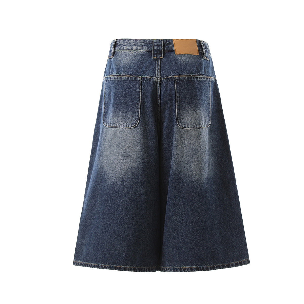 Washed Fade Cropped Denim Jeans