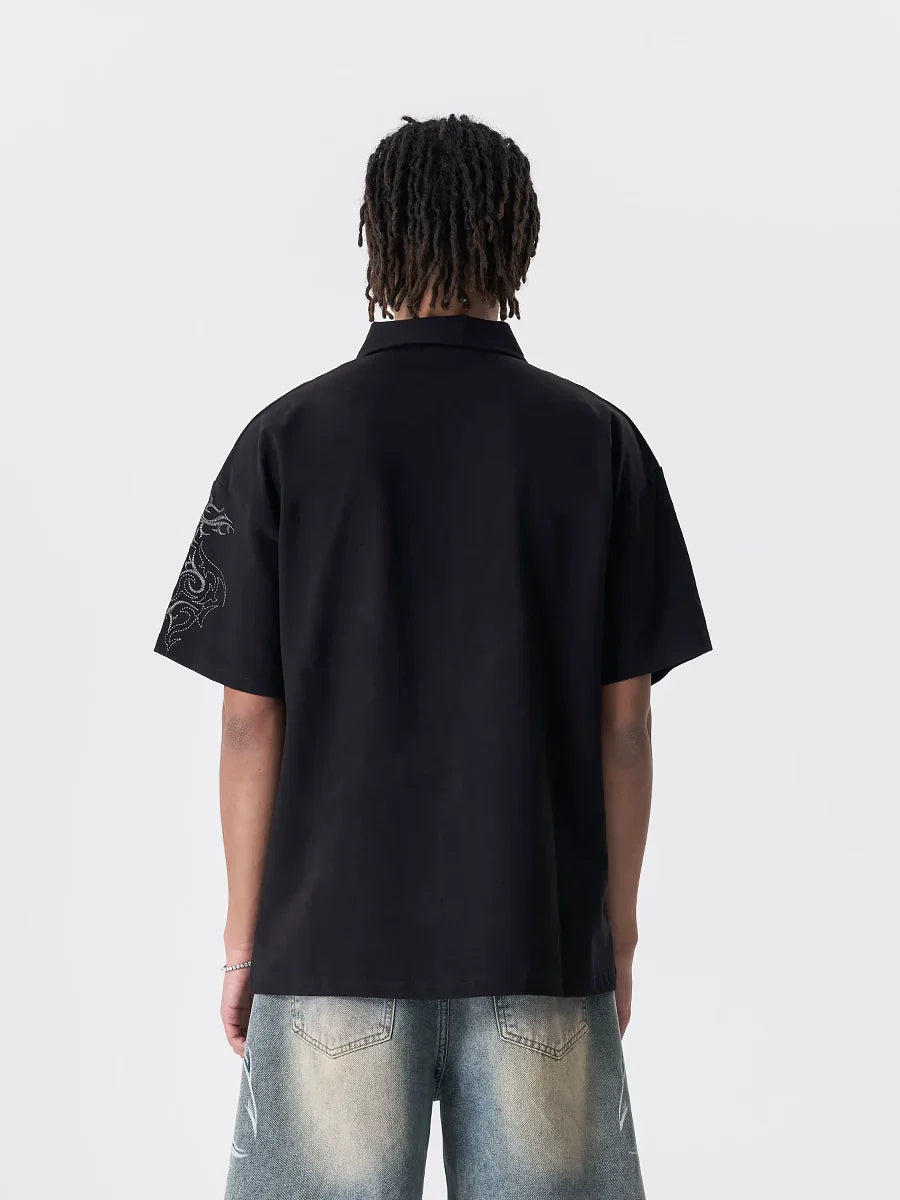 Heavyweight Embroidery Polo Shirt