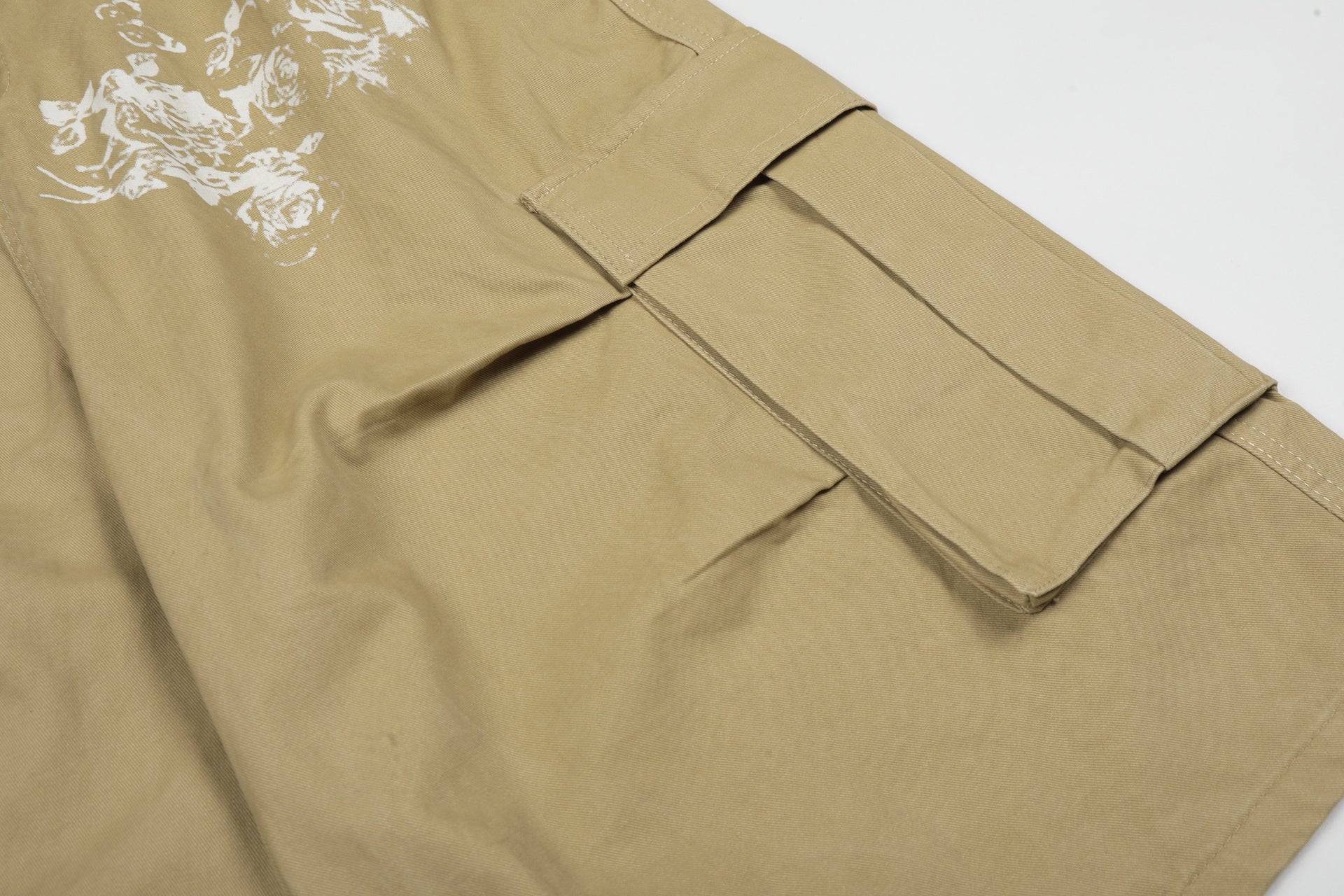 Washed Wide Leg Cargo Jort