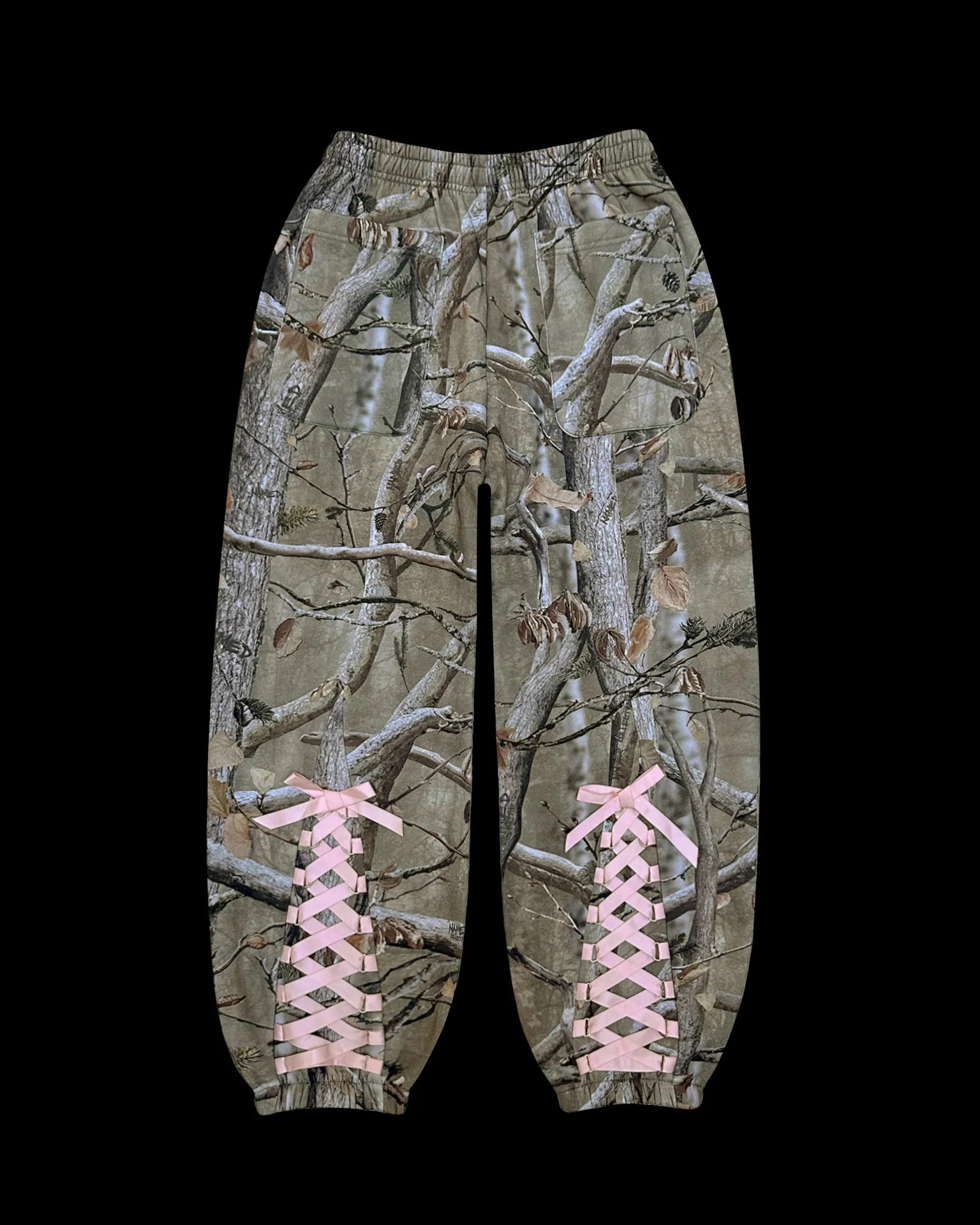 Conjunto de sudadera y pantalones holgados con estampado de caza en la jungla