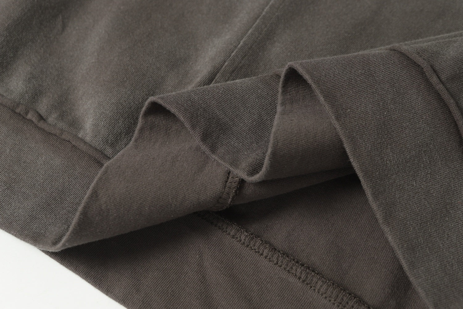 Washed Raw Hem Short Sleeve T-Shirt