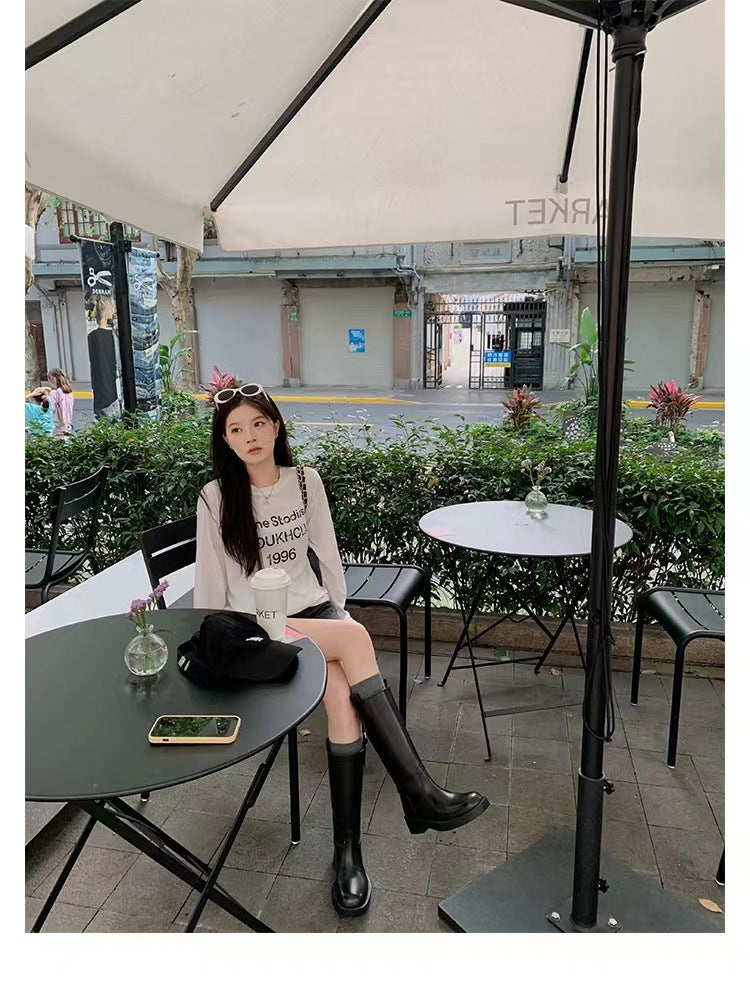 Straight Platform Boots