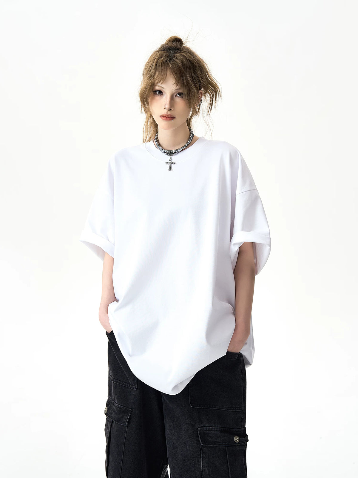 Oversize Basic Short Sleeve T-Shirt