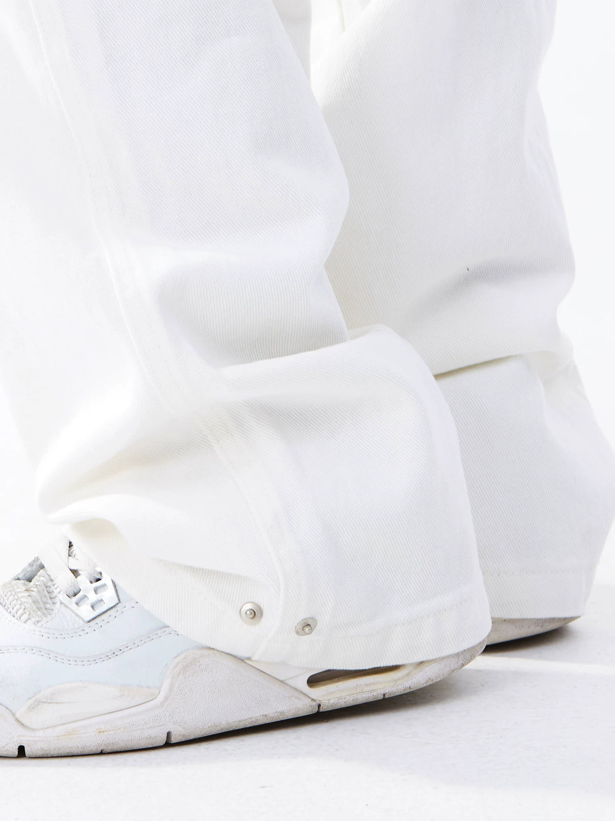 Pantalon long droit à jambes larges