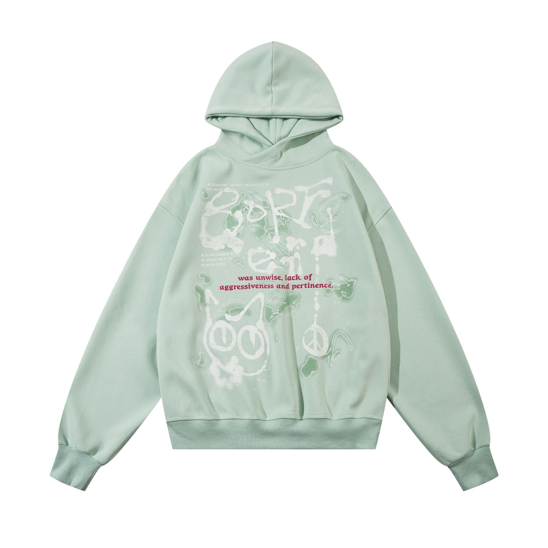 Boredom Graffiti Printed Hoodie