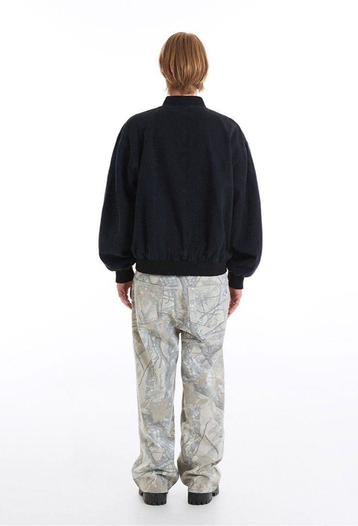 Unisex Twill Cargo Vintage Jacket