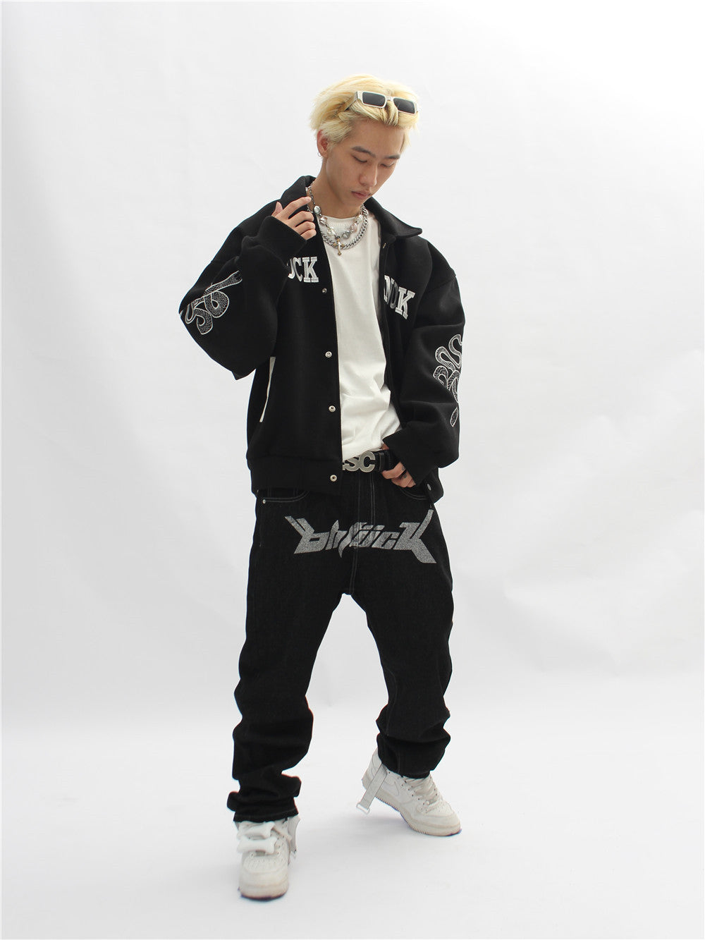 Dollars Printed Denim Jeans