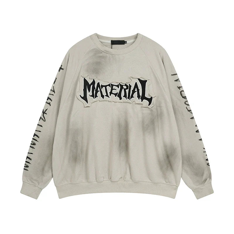 Logo Patch Oversize Sweatshirt