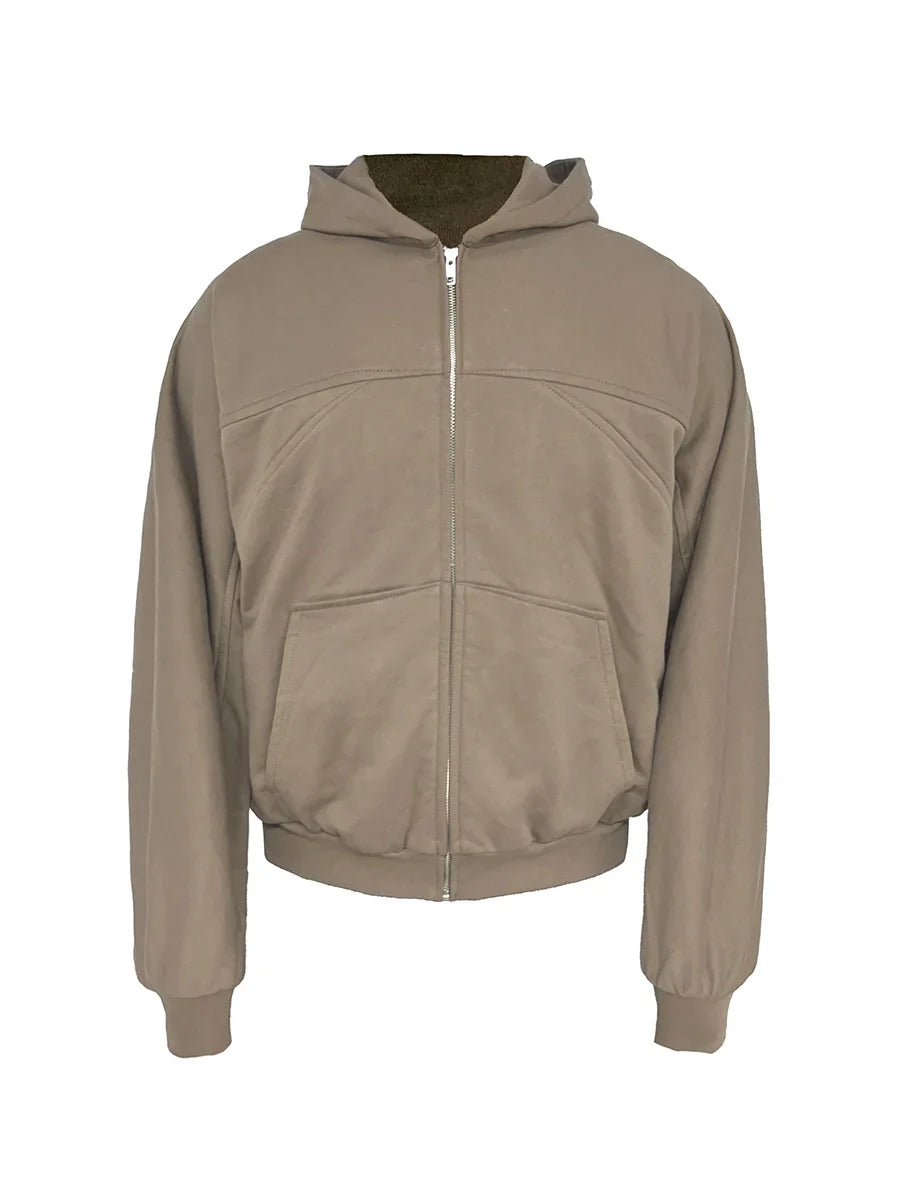 Short Zipper Hoodie