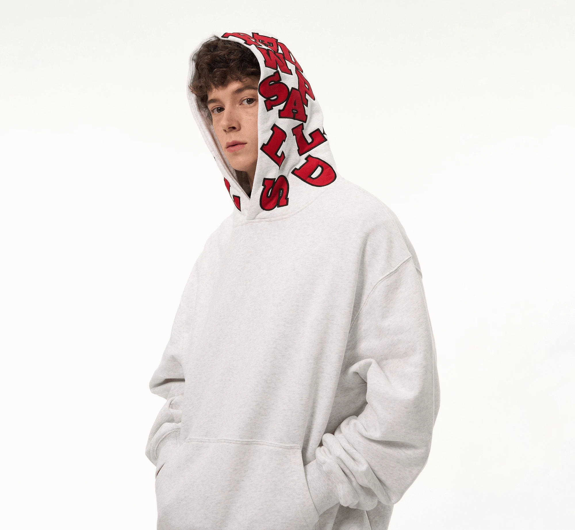 Unisex Secret Admirer bedrukte hoodie