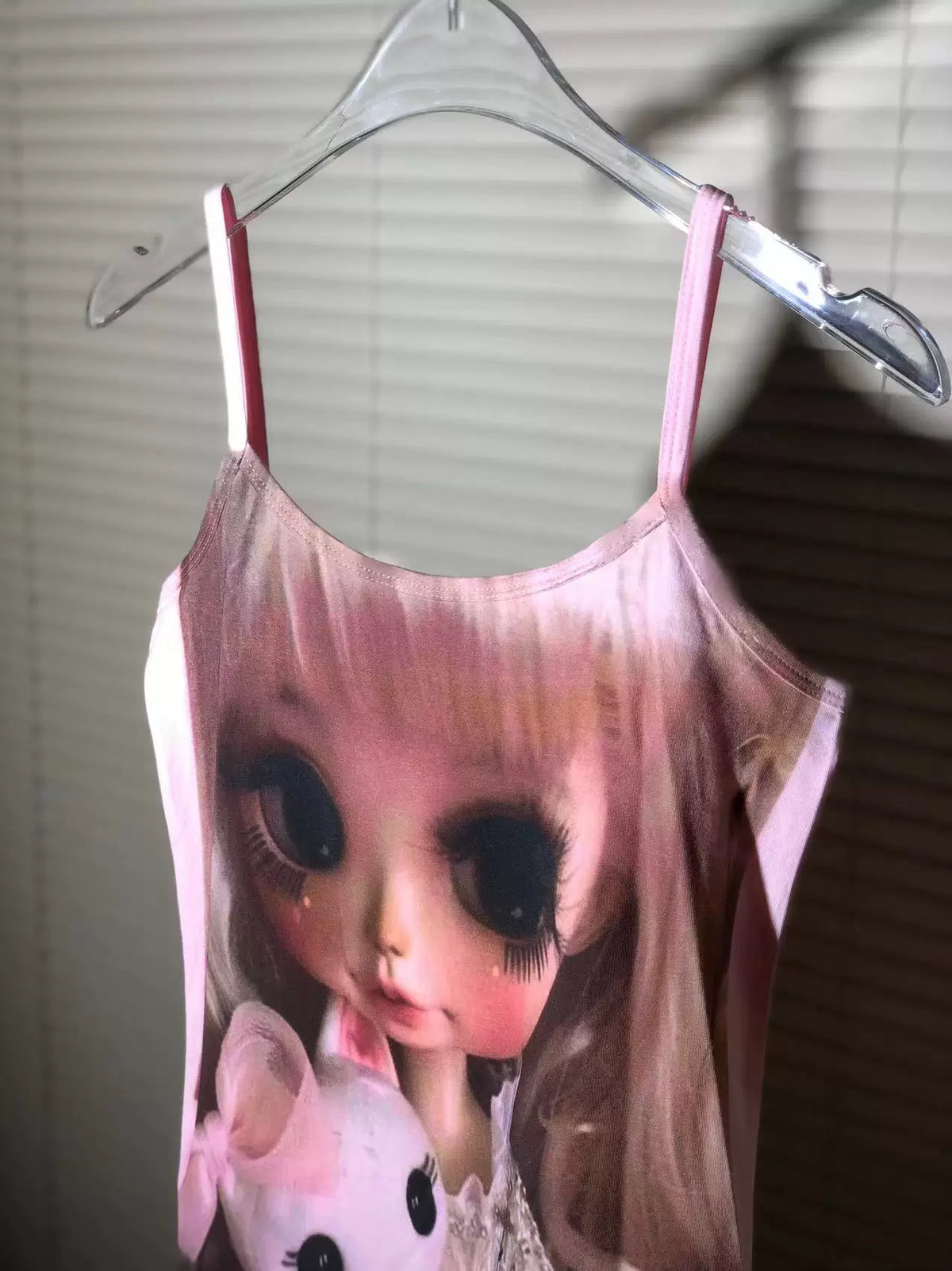 Artist Original 3D Girlprint Pink Y2k Camisole