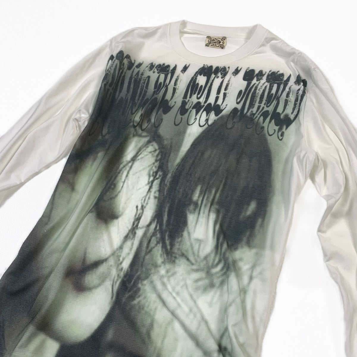 Gothic Print Long Sleeve T-Shirt