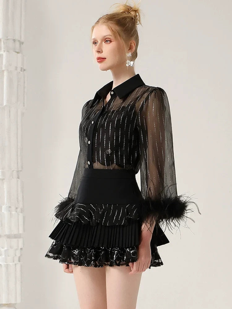Black skirt