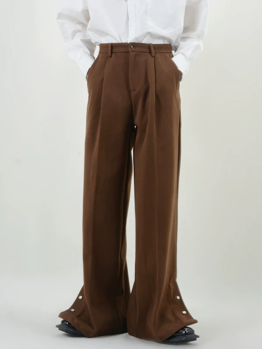 High-End Tailored Jacket & Straight Trousers Setup