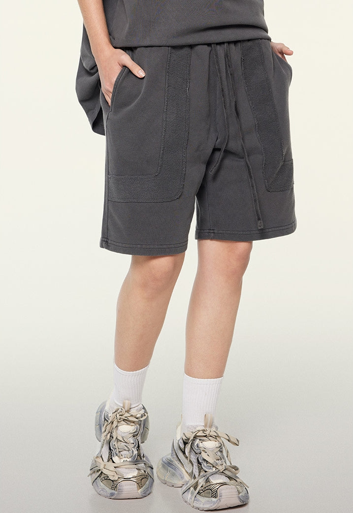 Washed Heavyweight Short Sleeve T-Shirt & Short Sweatpants Setup