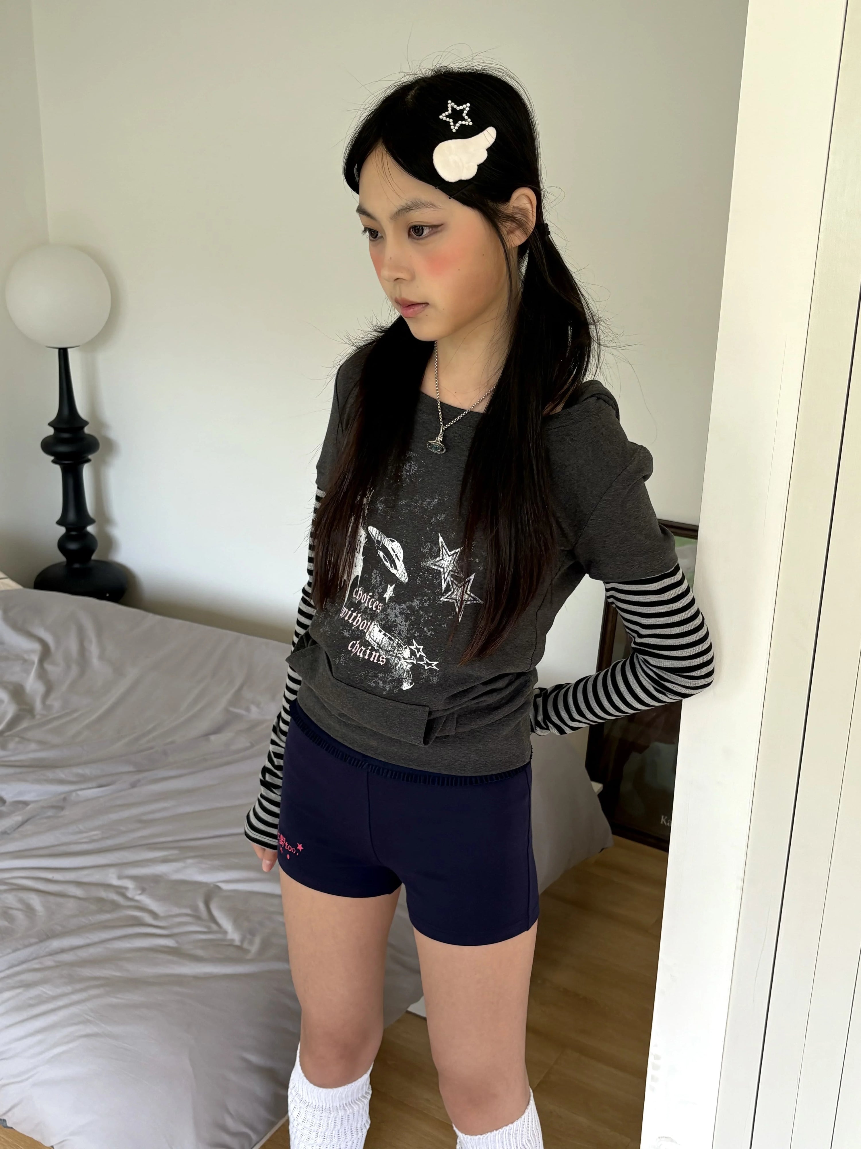 Stripe Patchwork Pullover Hoodie