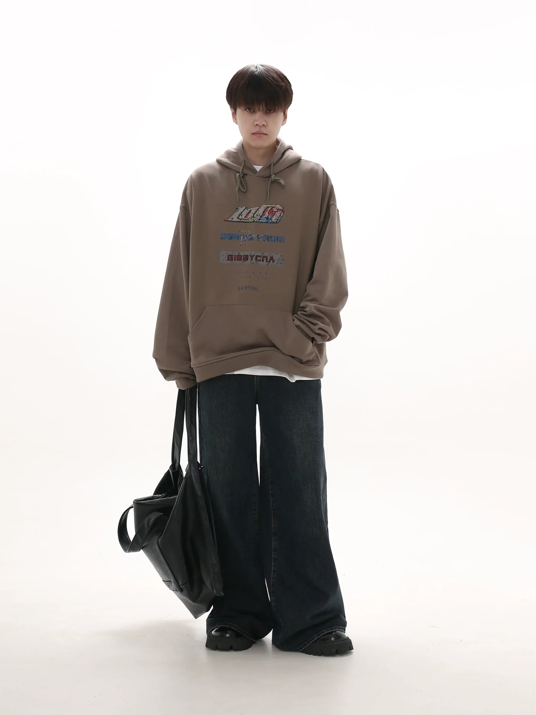 Oversize Print Hoodie