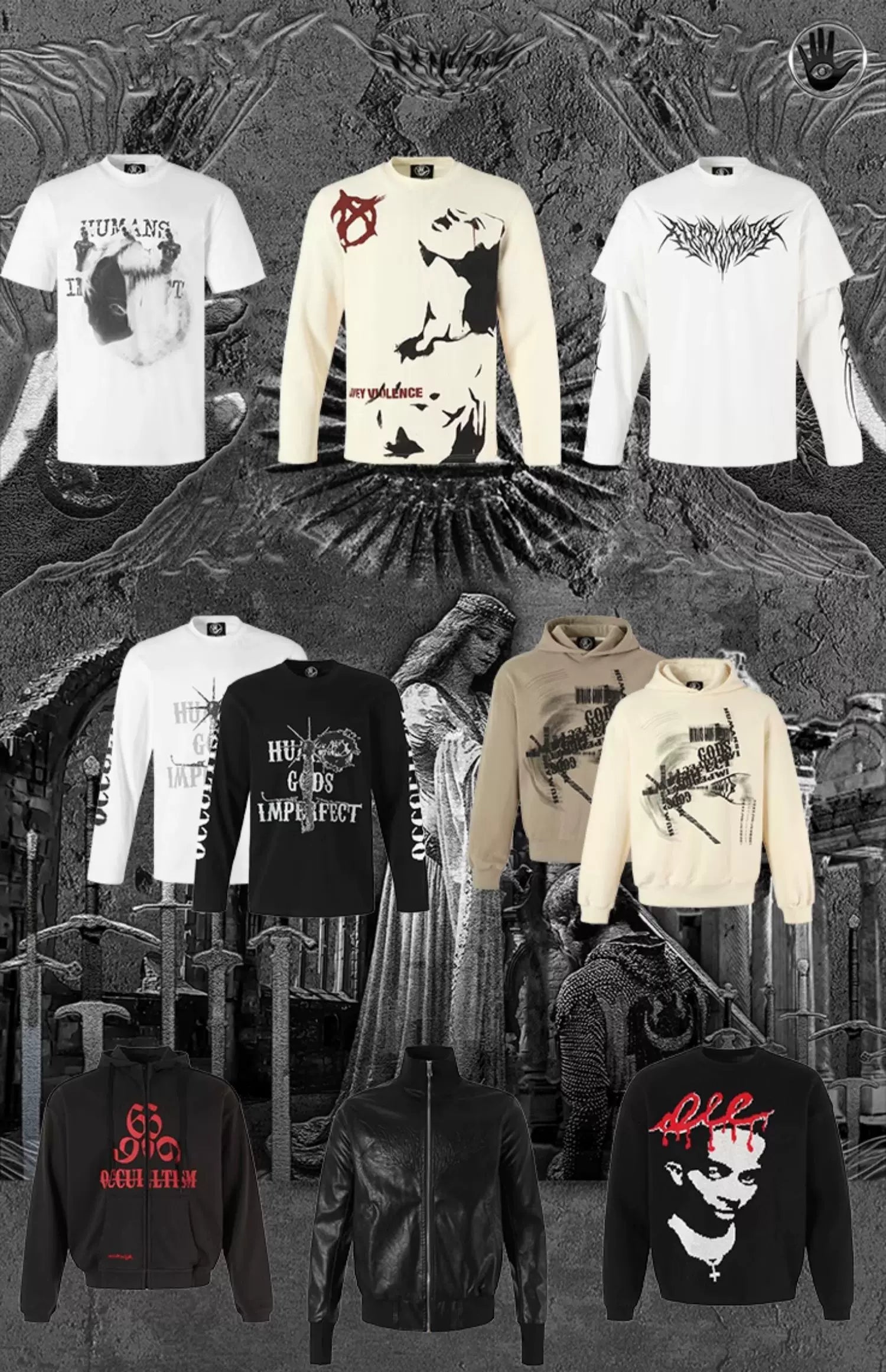 Oversize Pullover Print Hoodie