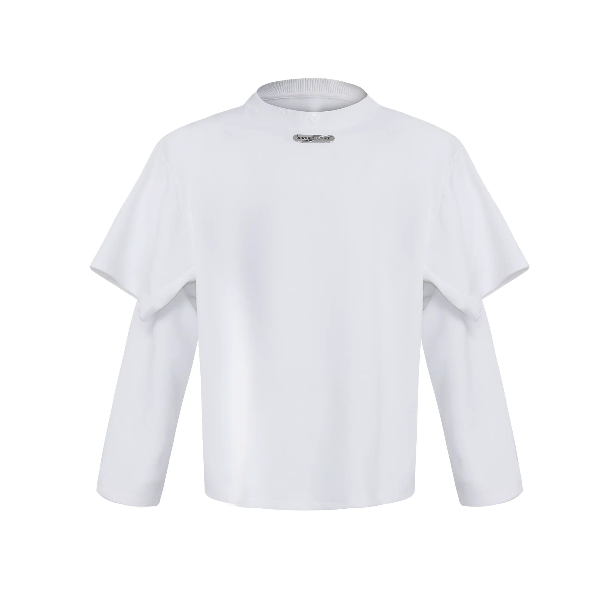 Double Layered Oversize Round Neck Sweatshirt