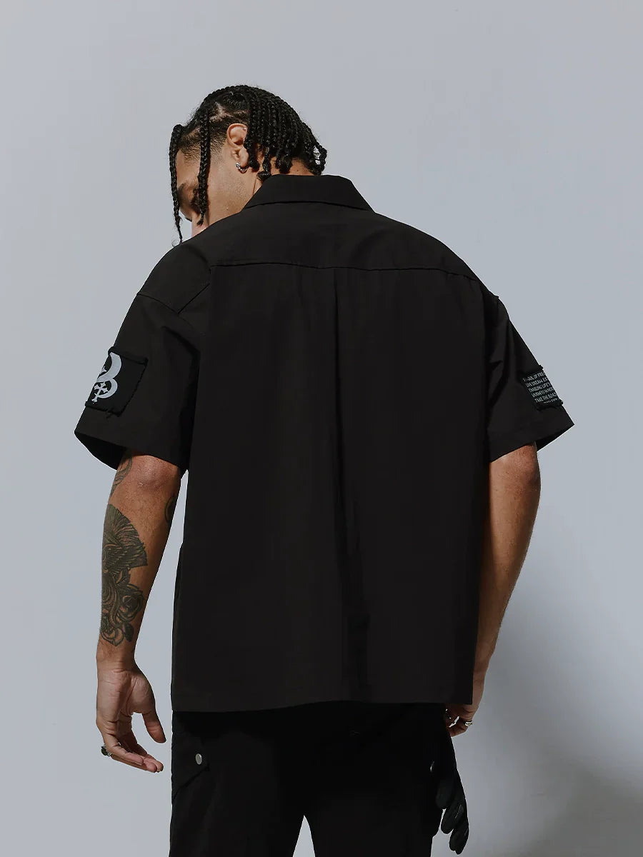 Embroidery Logo Design Short Sleeve Shirt