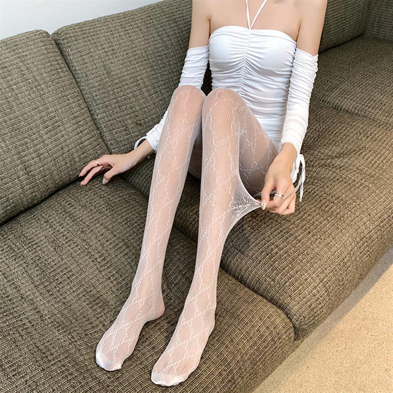 Women's Patterned Silk Stockings