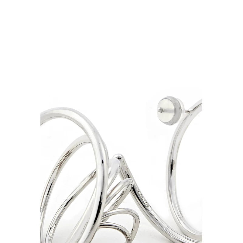 Spiral Circle Earrings