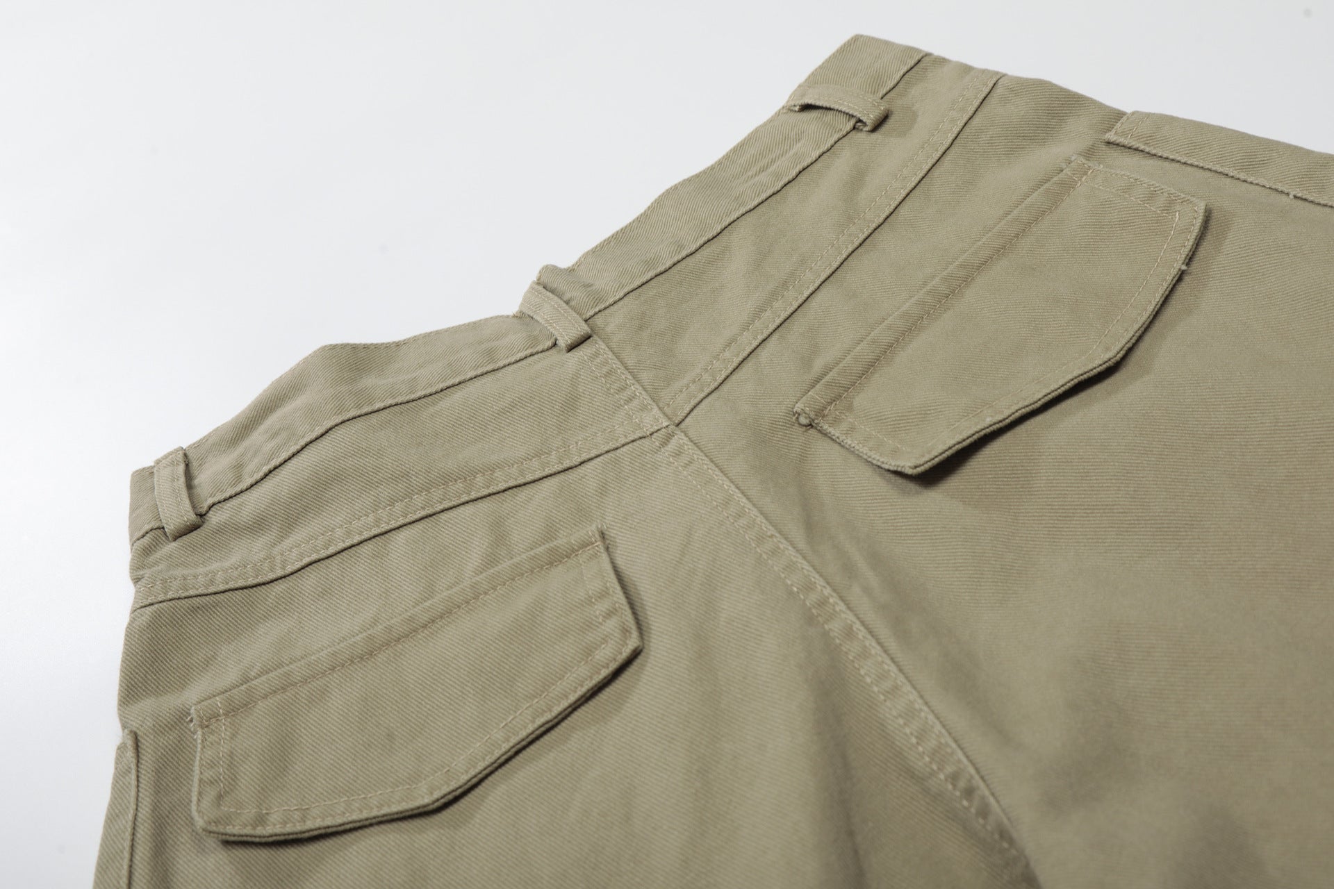 Washed Embroidery Wide Leg Jort