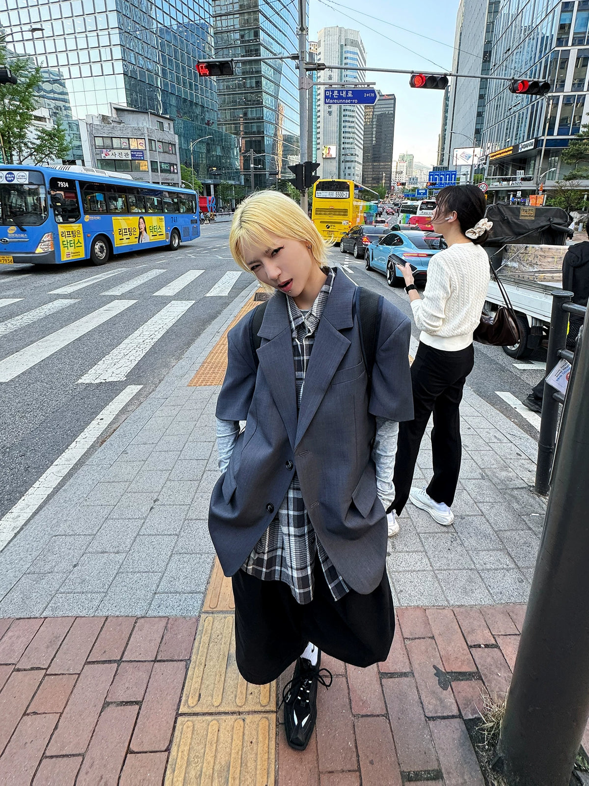Draped Academy Short Sleeve Tailored Jacket & Draped Trousers Setup