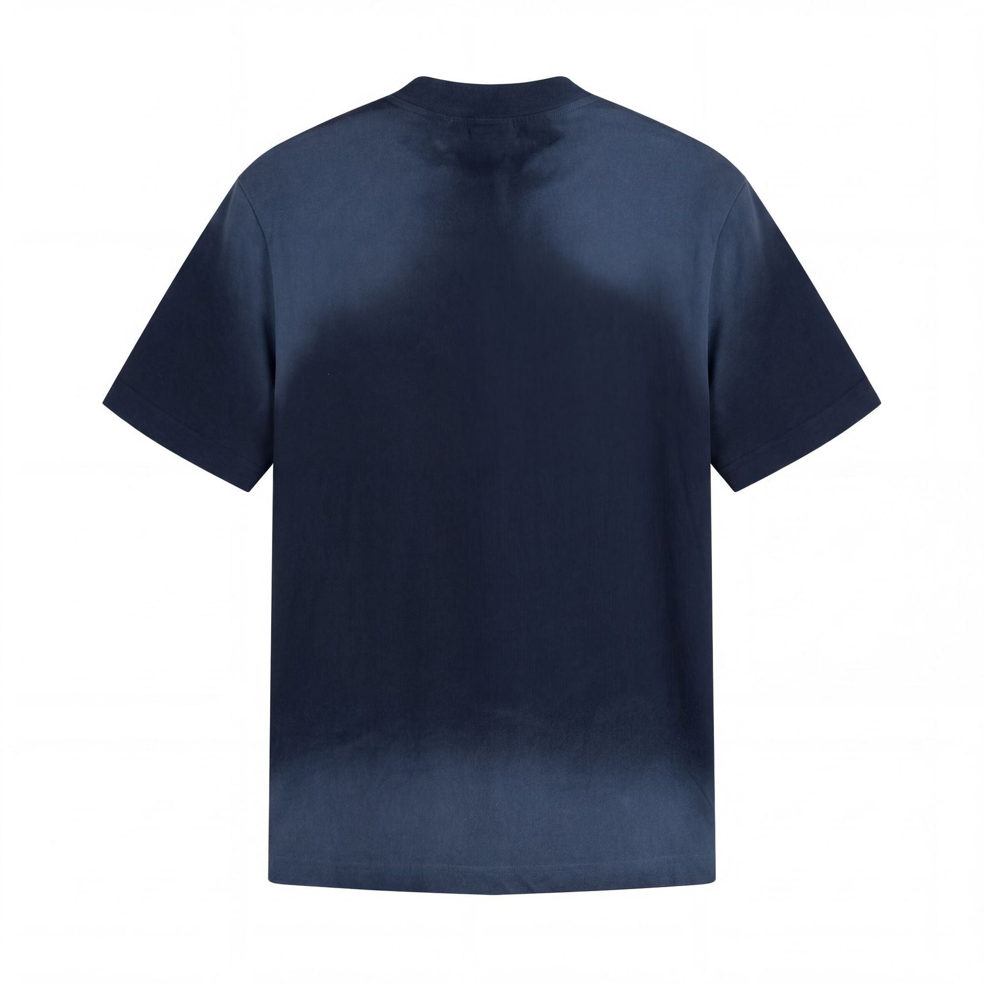 Rivet Wash Damage Cotton Short Sleeve T-Shirt