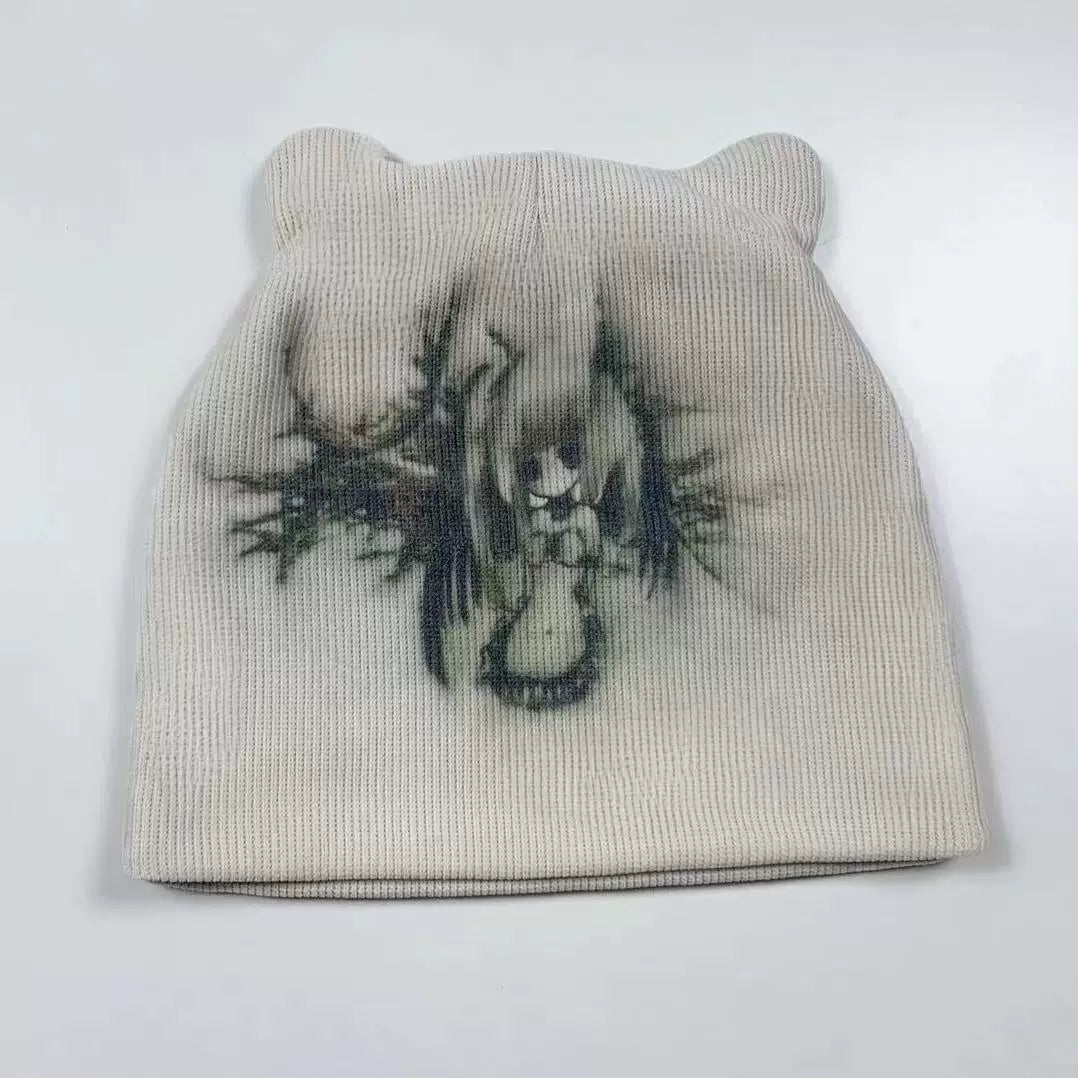 Knit Cat Ear Hat