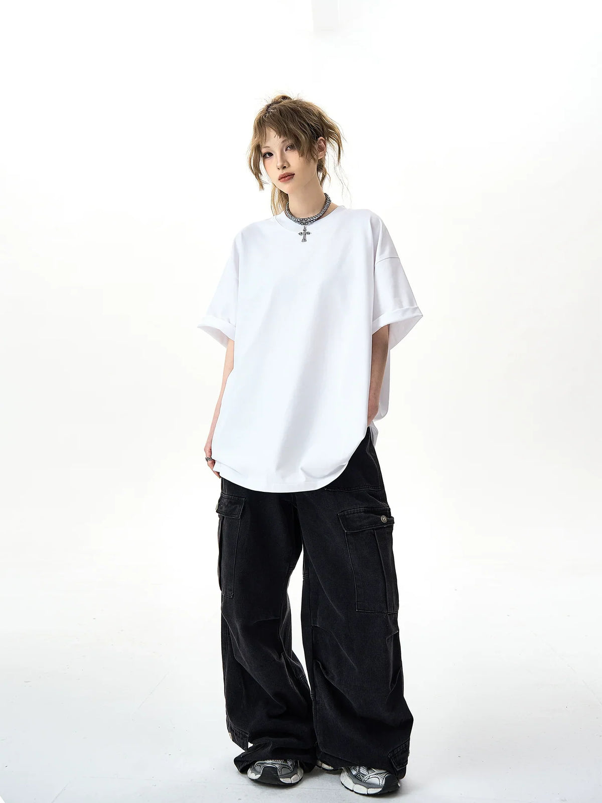 Oversize Basic Short Sleeve T-Shirt