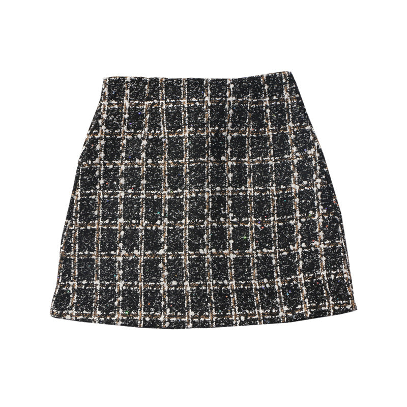 Minigonna in tweed