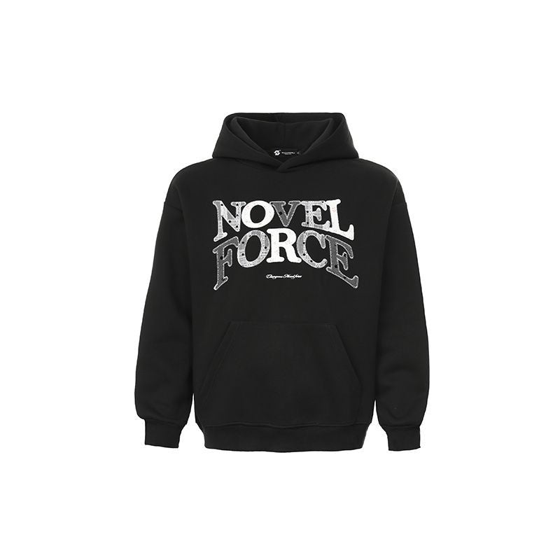 Embroidery Pullover Hoodie