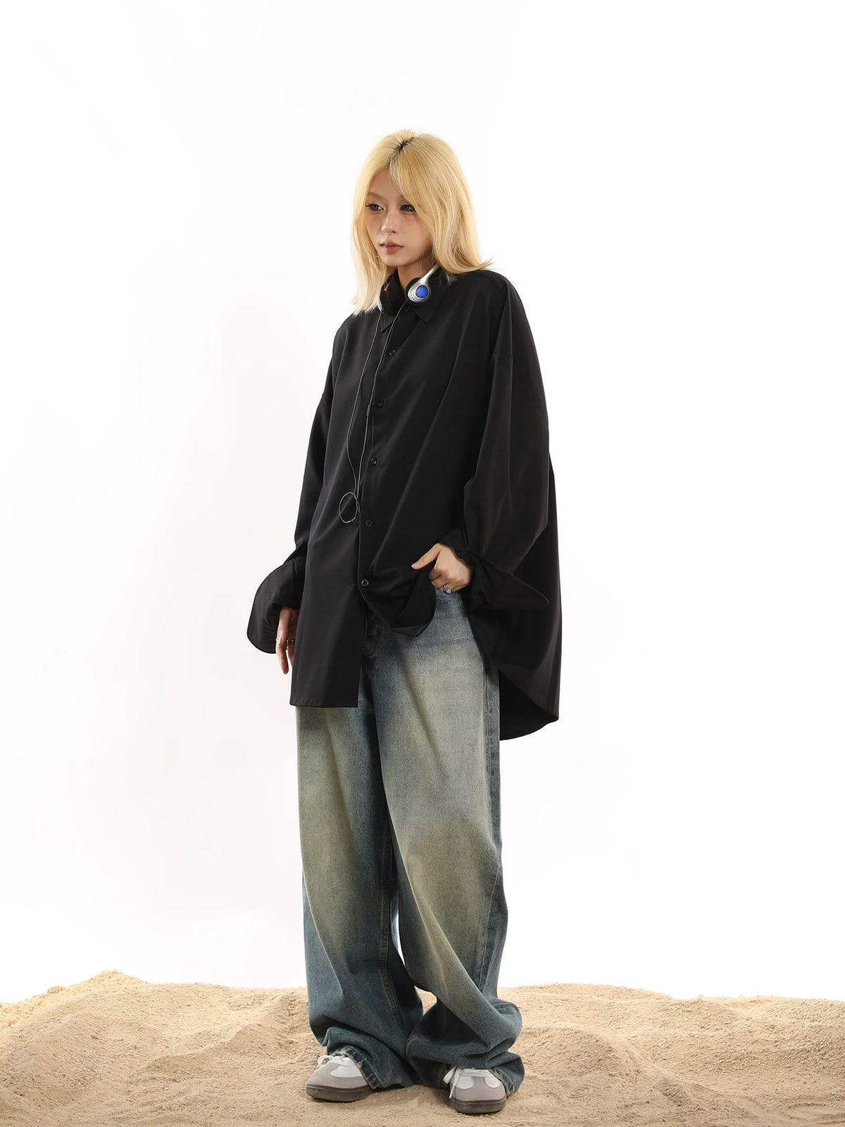 Oversize Shirt Na1688-K