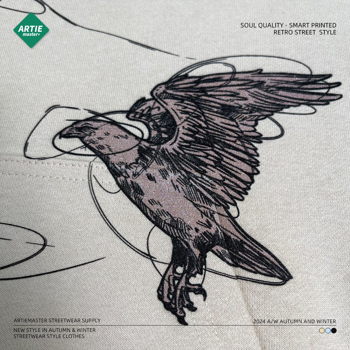 Direct Spray Print Hoodie