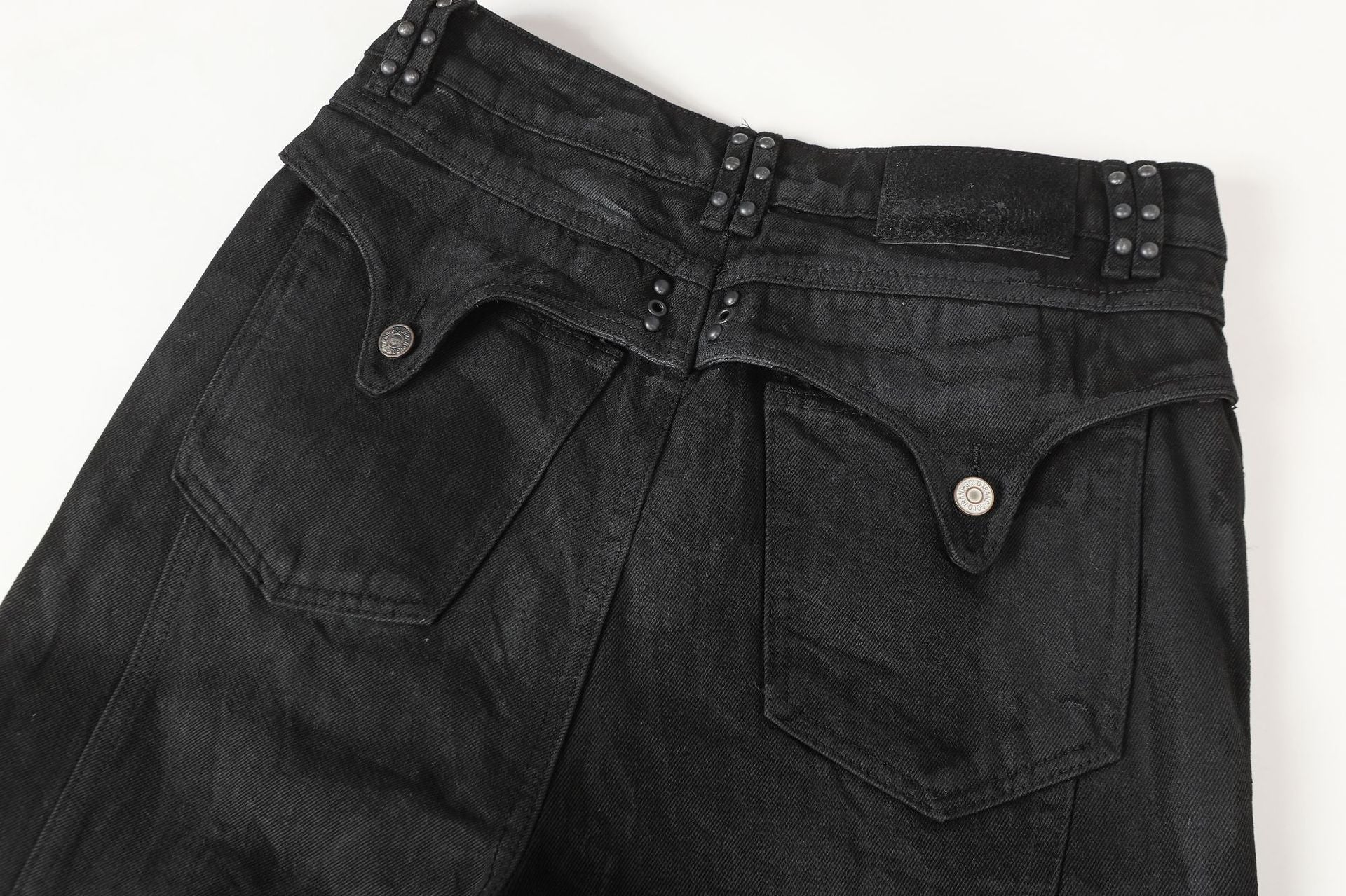 Wash Tapered Full-Length Denim Jeans