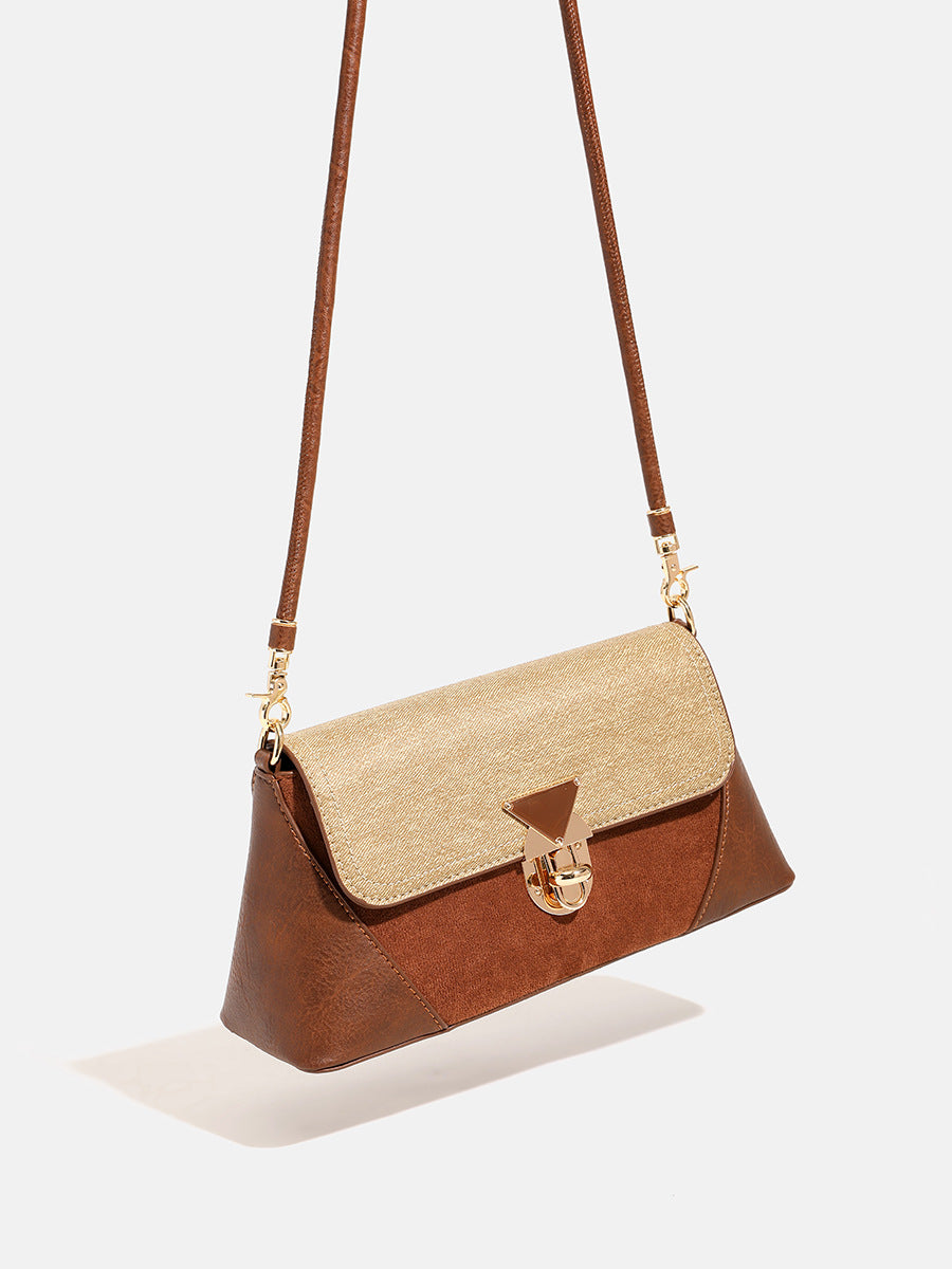 High-End Commuter Baguette Shoulder Bag