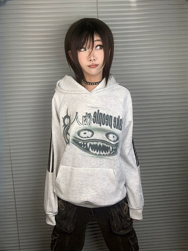 Graffiti Print Hoodie