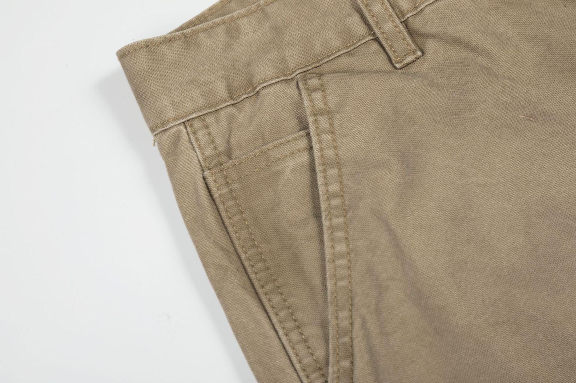 Damage Patchwork Wide Leg Cargo Pants