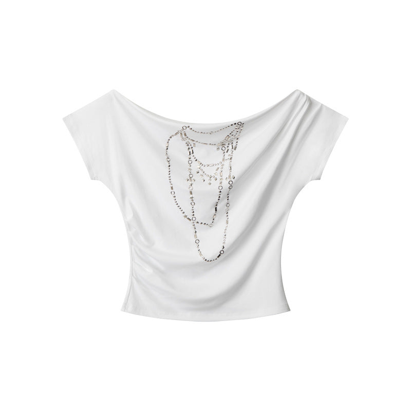 Swing Neck Crop Top