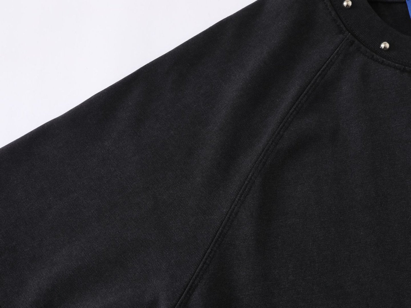 Studs Raglan Short Sleeve T-Shirt