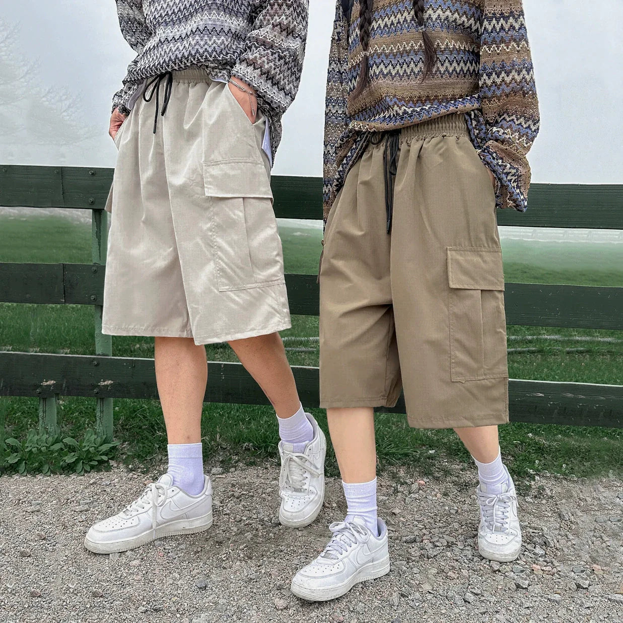 Wide Leg Cargo Short