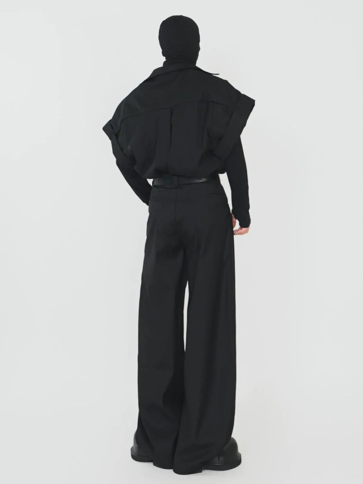 Wide Cuff Design Short Sleeve Shirt