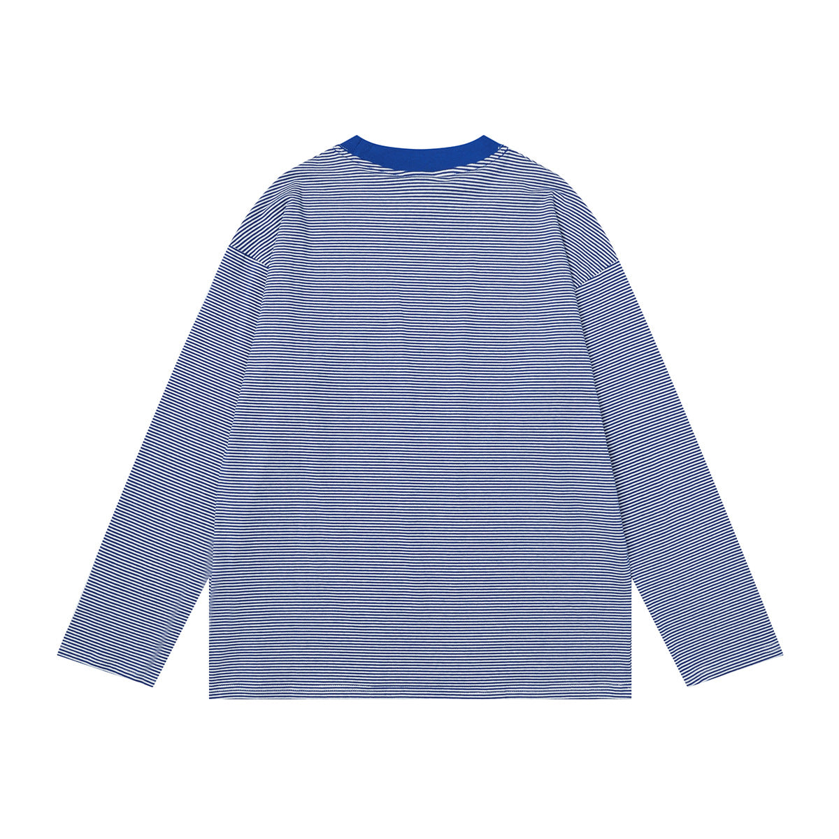 Striped Anime Graphic Oversize Long Sleeve T-Shirt