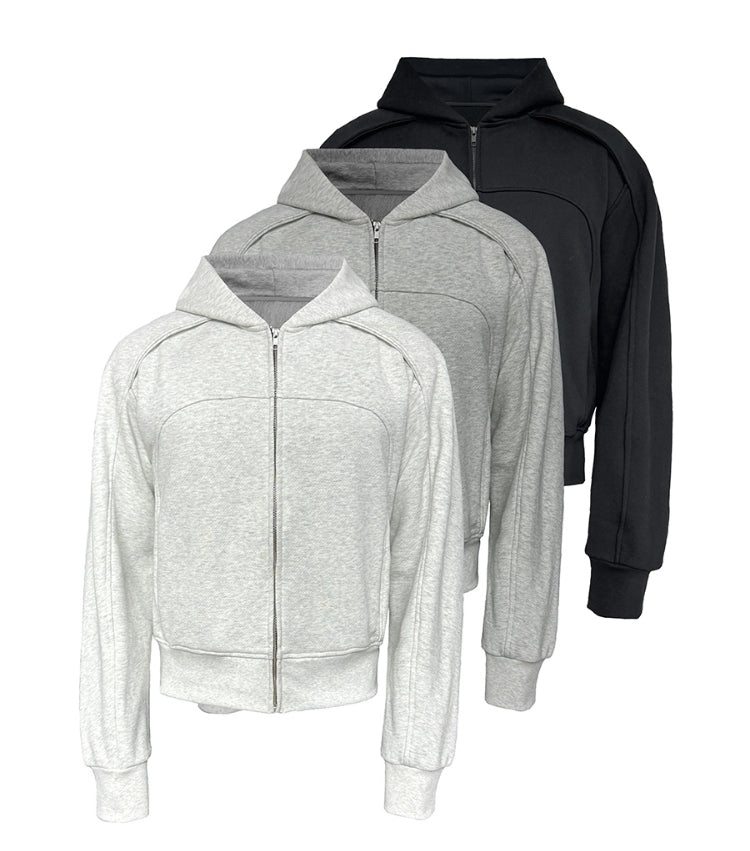 Short Zipper Hoodie