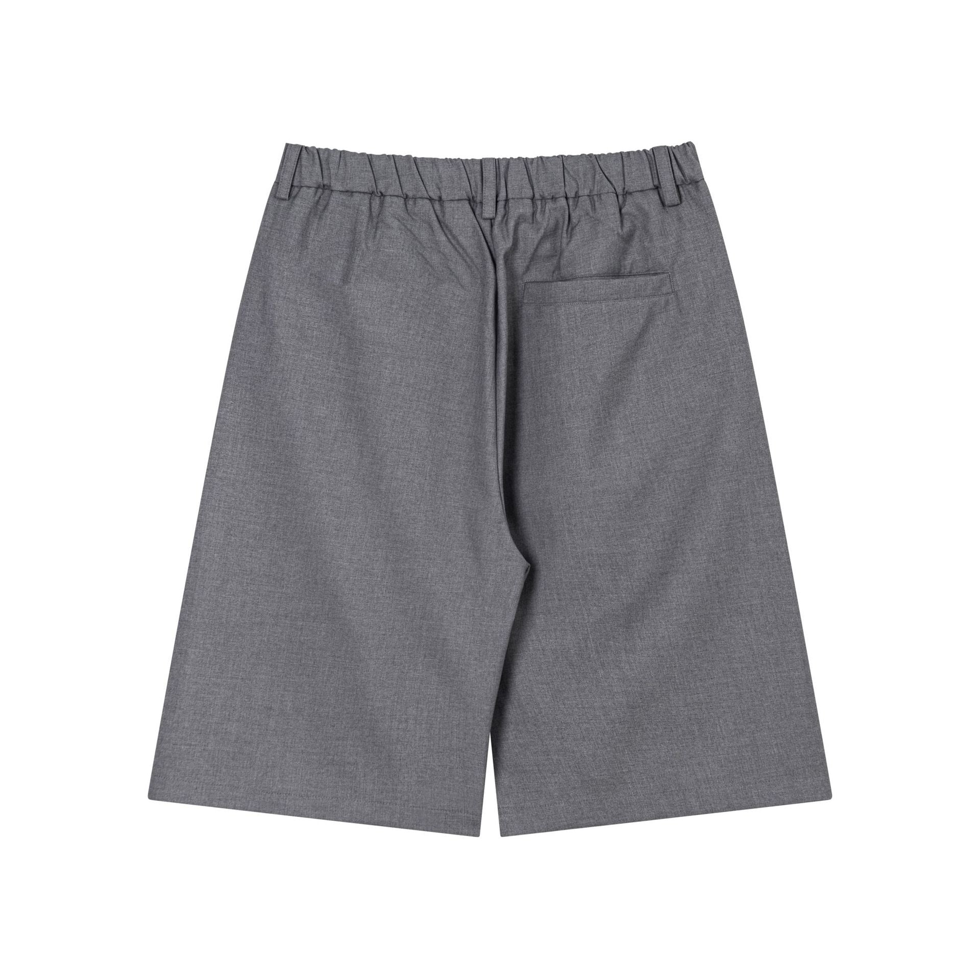 Pleats Wide Leg Jort