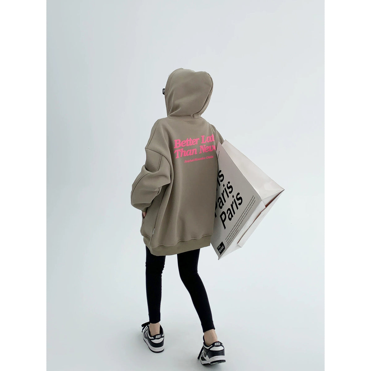 Sudadera con Capucha Oversize Estampada