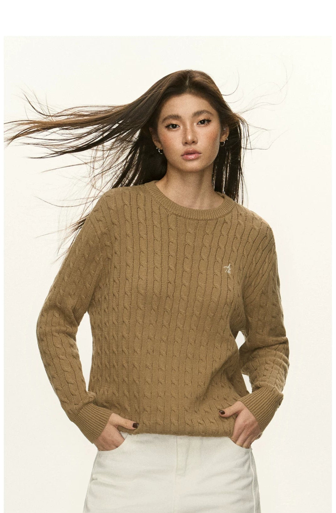 Oversize Round Neck Knit Sweater