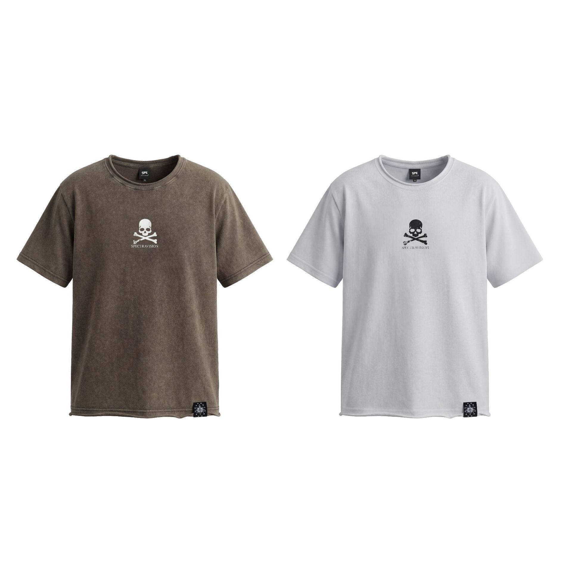 Skull Flag Washed Short Sleeve T-Shirt
