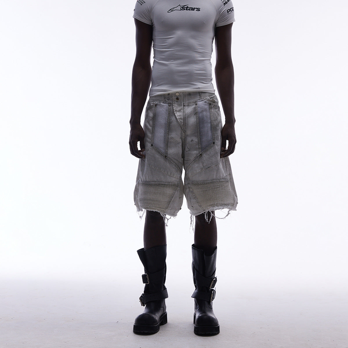 Damage Baggy Jort